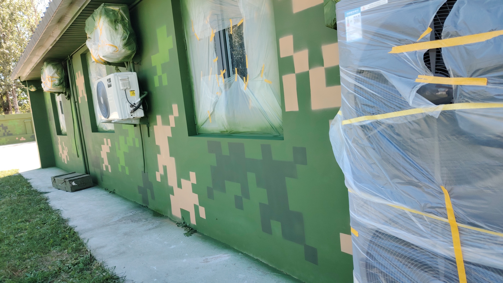 克孜勒苏柯尔克孜外墙迷彩漆施工多少钱 伪装迷彩漆  